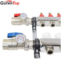 Gutentop 2018 Brass And Stainless Steel Manifold For Underfloor Heating For 1/2'' Pex